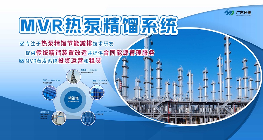 MVR熱泵精餾處理工藝 MVR熱泵精餾處理工藝